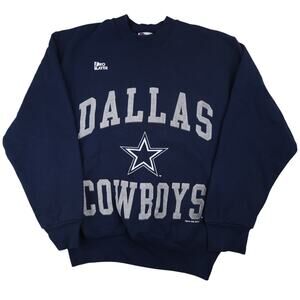 Vintage 90s Pro Player Dallas Cowboys Big Spellout Graphic Sweatshirt